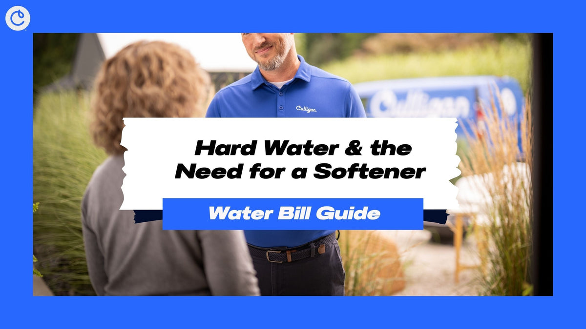 What Your Water Bill Says About Your Need for a Softener