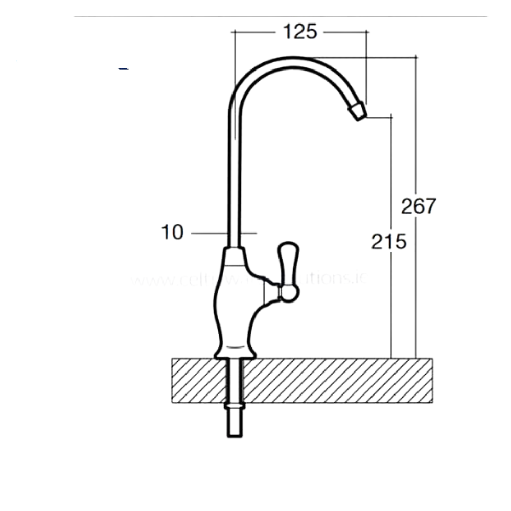 Oslo Tap (Shiny Chrome) | Taps | Celtic Water Solutions