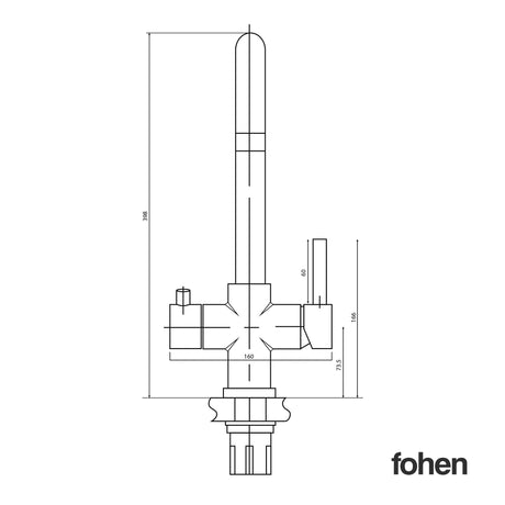 Fohen Furnas Brushed Copper Tap | Taps | Celtic Water Solutions