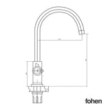 Fohen Furnas Brushed Copper Tap | Taps | Celtic Water Solutions